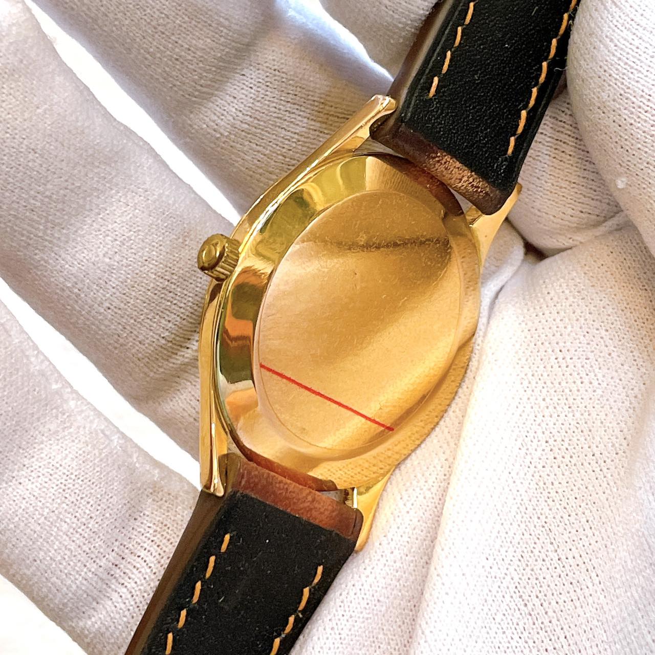 Đồng hồ cổ Omega De Ville Automatic siêu mỏng bọc vàng 14k chính hãng thụy Sĩ 