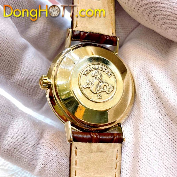 Đồng hồ cổ Omega seamaster De Ville Automatic bọc vàng 14k Goldfilled chính hãng Thụy Sĩ