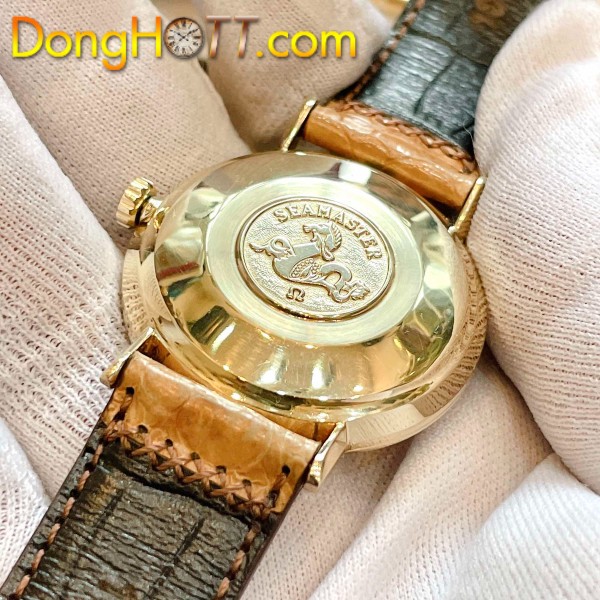 Đồng hồ cổ Omega seamaster Deville Automatic vàng đúc đặc 14k chính hãng thụy Sĩ