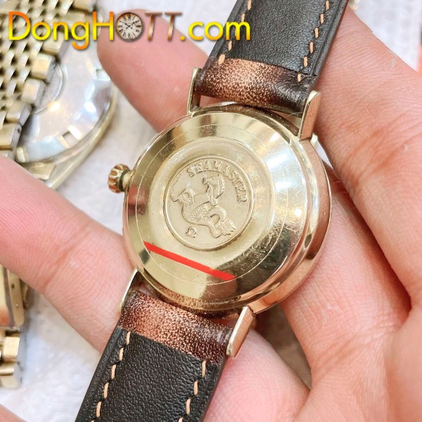 Đồng hồ cổ Omega seamaster De Ville Automatic vàng đúc đặc 14k chính hãng Thụy Sĩ 