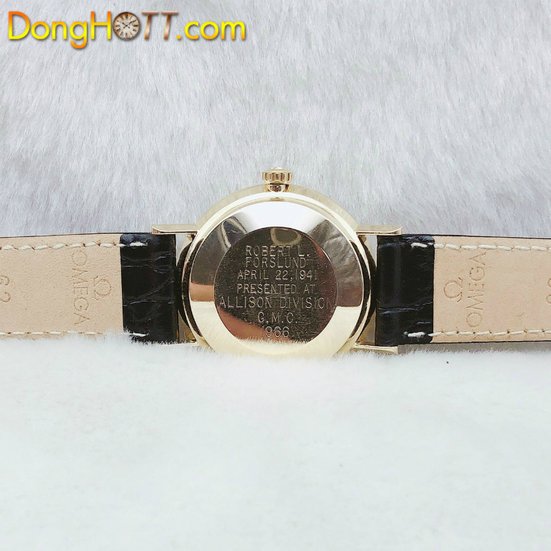 Đồng hồ cổ Omega Automatic Seamaster vàng đúc 14k nguyên khối chính hãng Thuỵ Sỹ