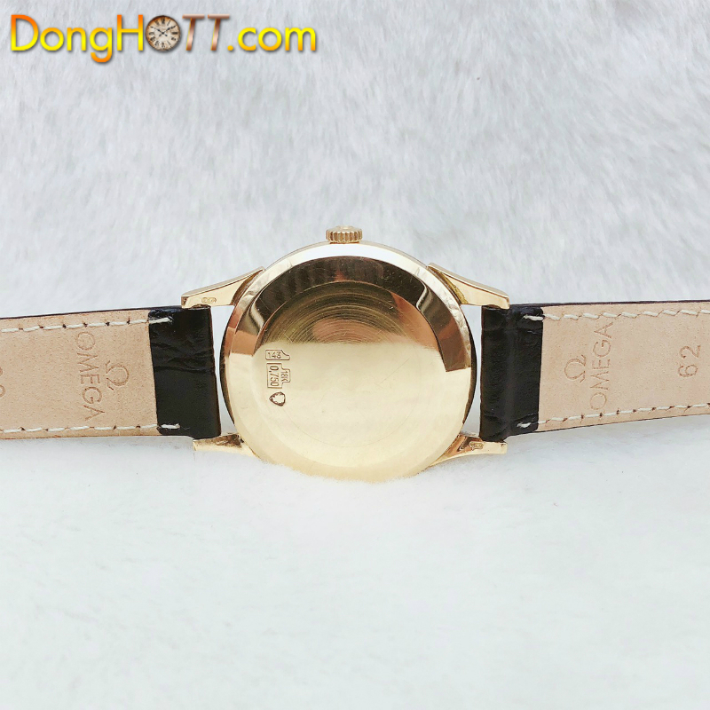 Đồng hồ cổ OMEGA vàng đúc 18k đặc nguyên khối lên dây chính hãng Thuỵ Sĩ 