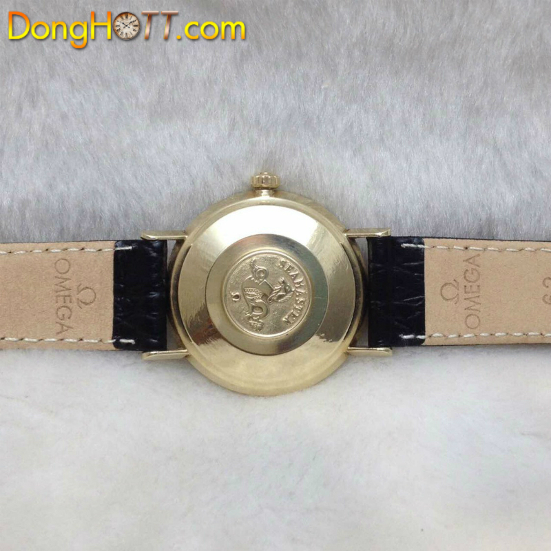 Đồng hồ cổ Omega Automatic Seamaster Deville vàng đúc 14k nguyên khối chính hãng Thuỵ Sĩ