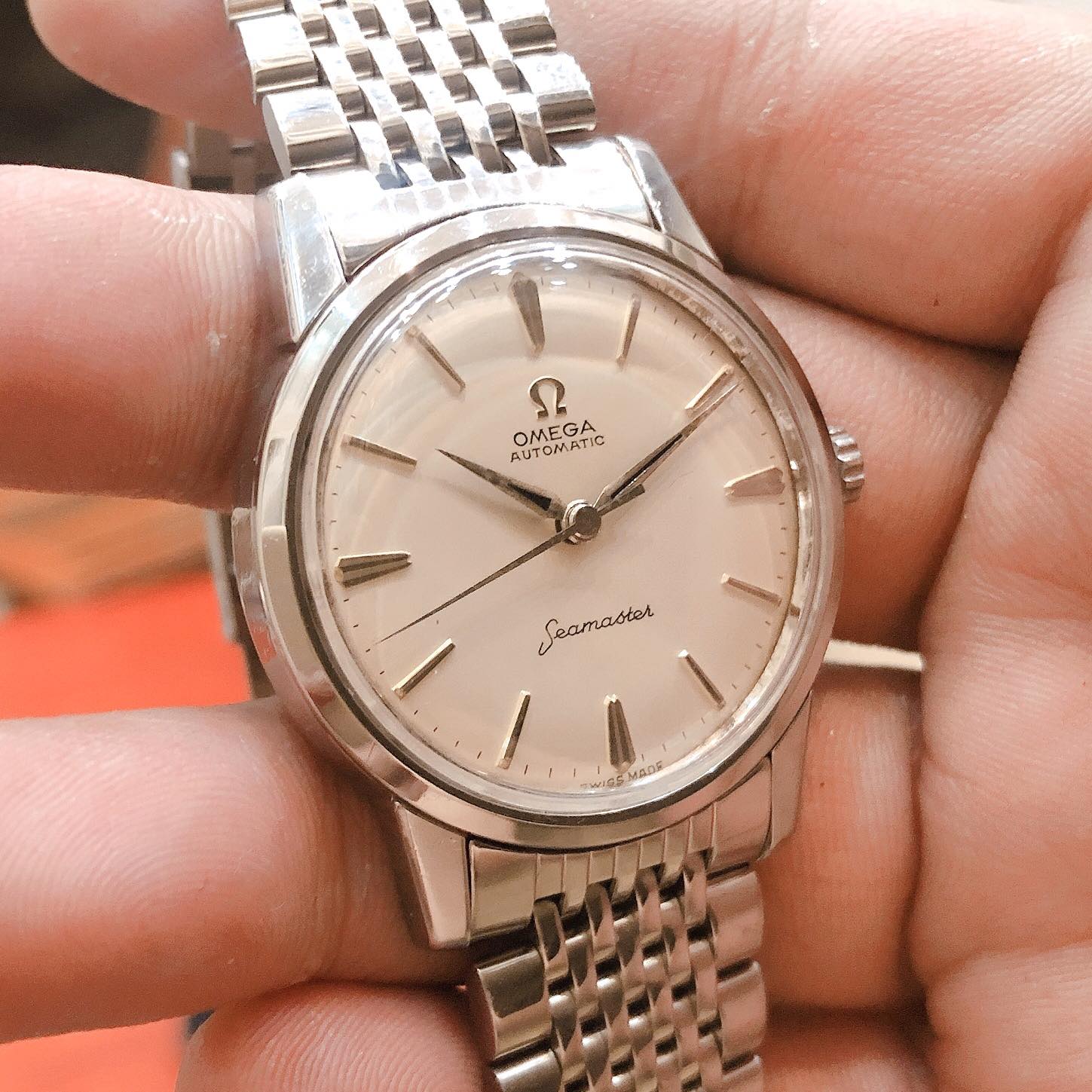 Đồng hồ cổ Omega seamaster special automatic chính hãng Thụy Sĩ