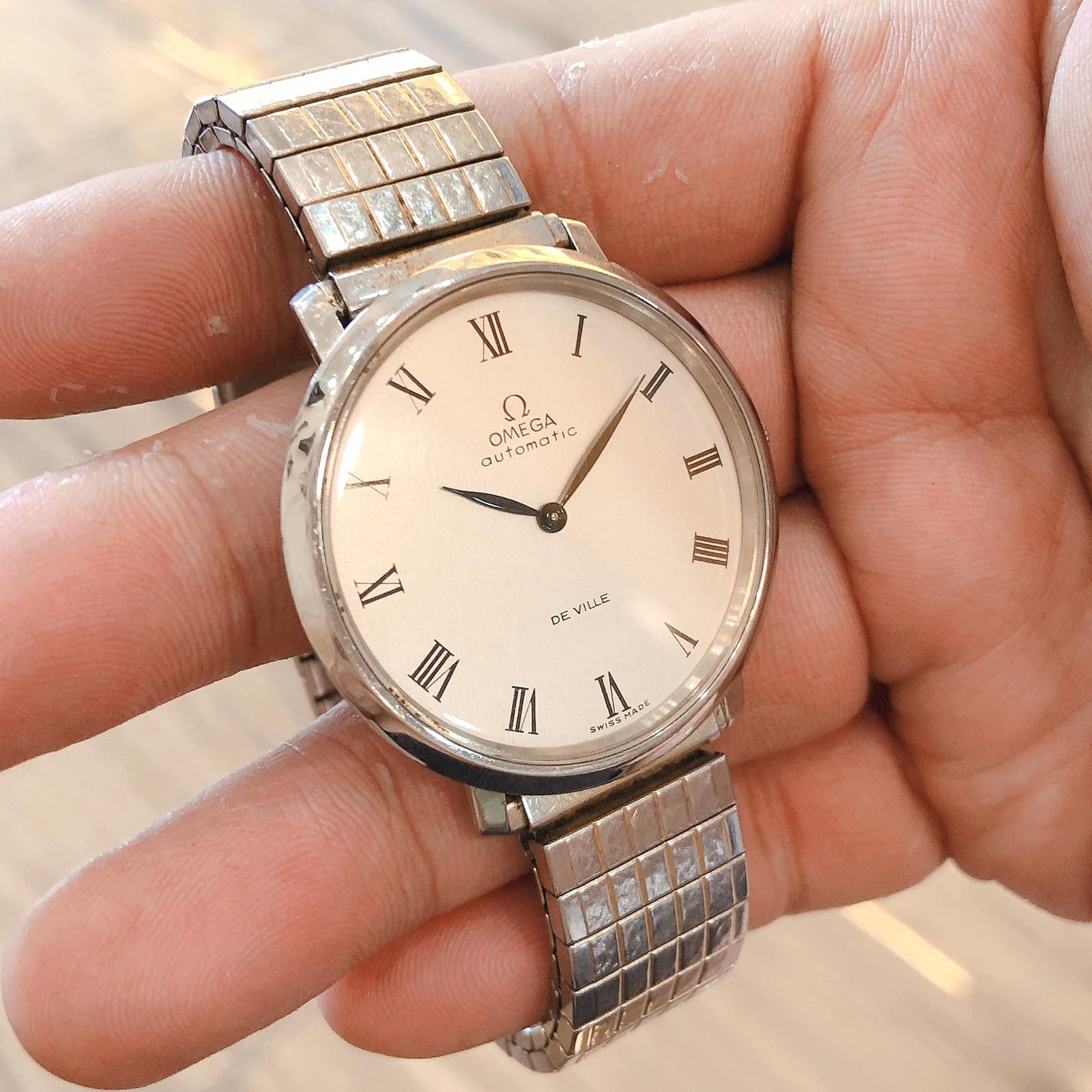 Đồng hồ cổ Omega De Ville automatic chính hãng Thuỵ Sĩ