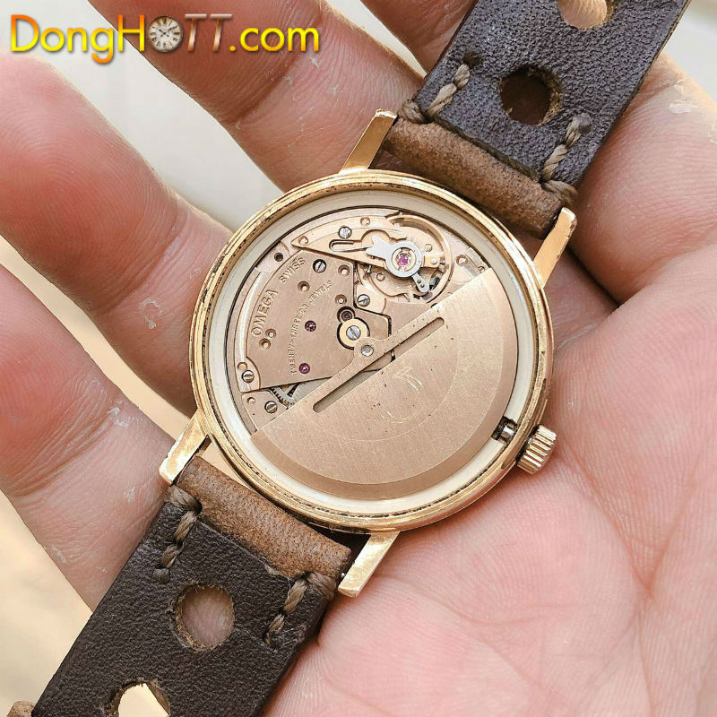 Đồng hồ cổ Omega automatic lacke vàng 18k chính hãng thuỵ sỹ