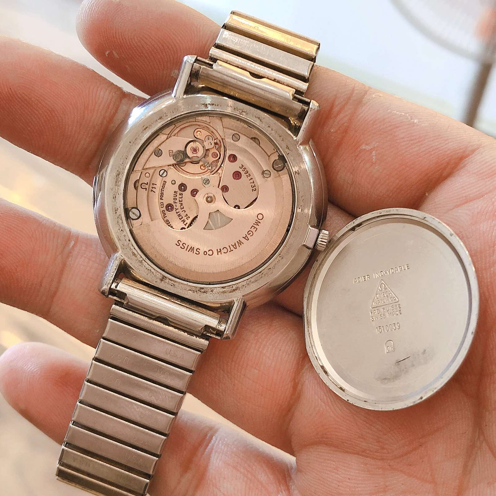 Đồng hồ cổ Omega De Ville automatic chính hãng Thuỵ Sĩ