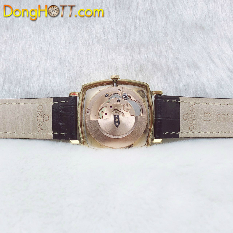 Đồng hồ cổ Omega GENEVE automatic lacke vàng 18k chính hãng Thuỵ Sĩ 