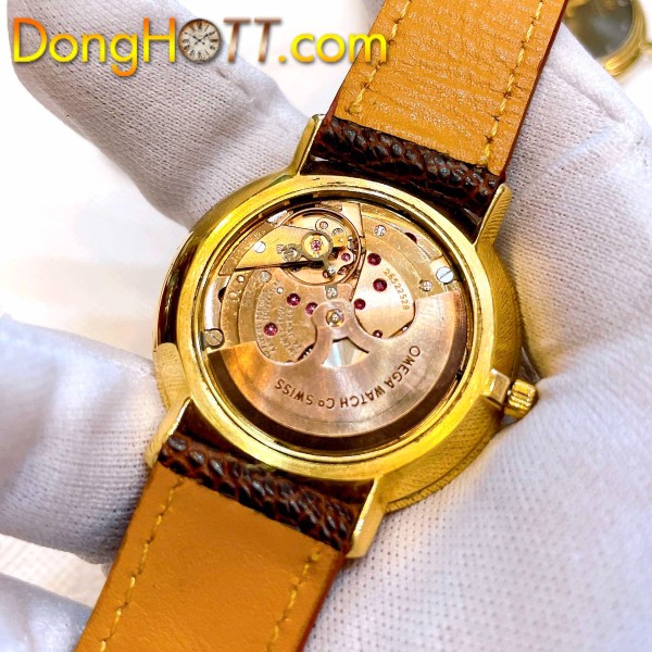 Đồng hồ cổ Omega De Ville Automatic lacke vàng 18k chính hãng Thuỵ Sĩ 