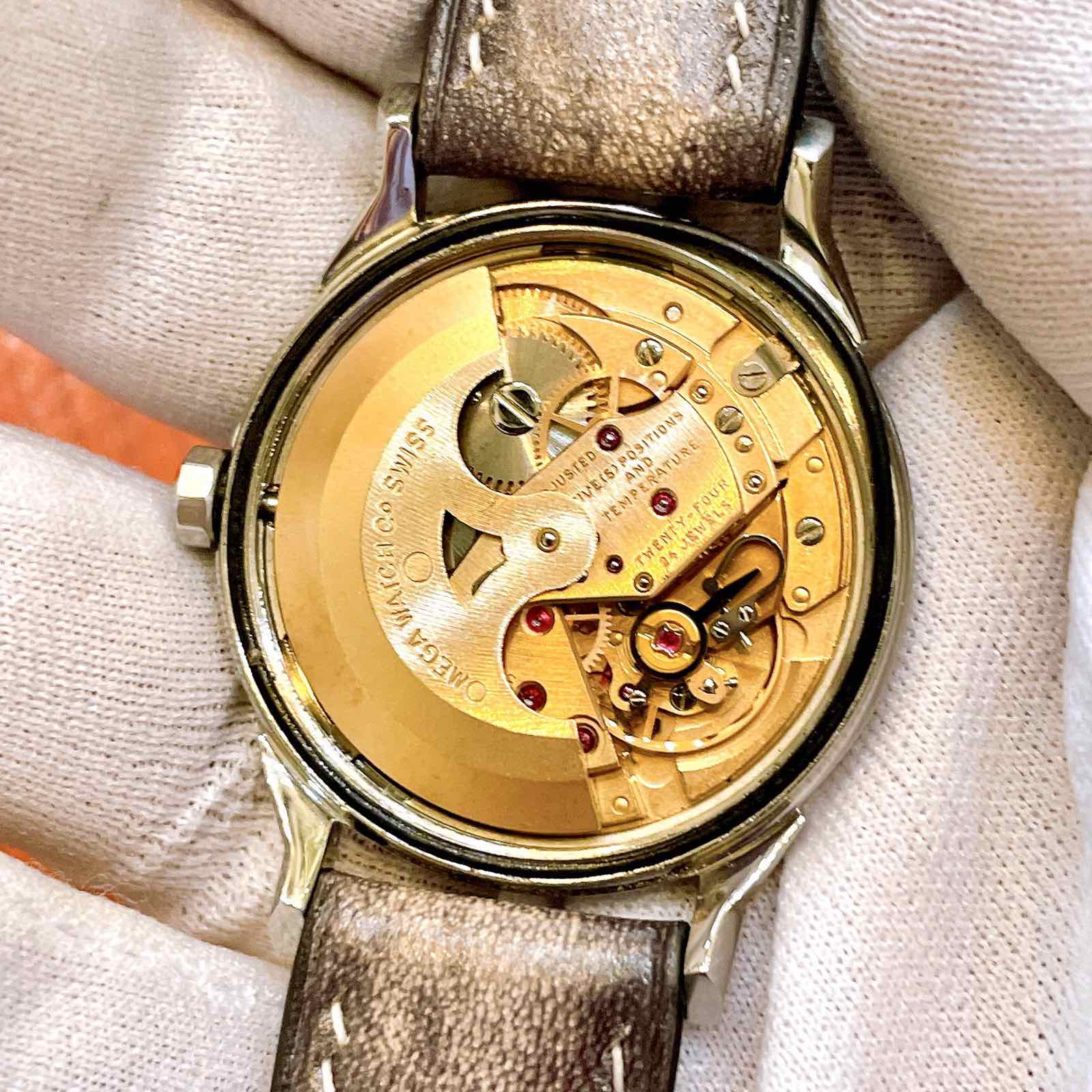 Đồng hồ cổ Omega Bát quái SS Automatic chính hãng Thụy Sĩ 