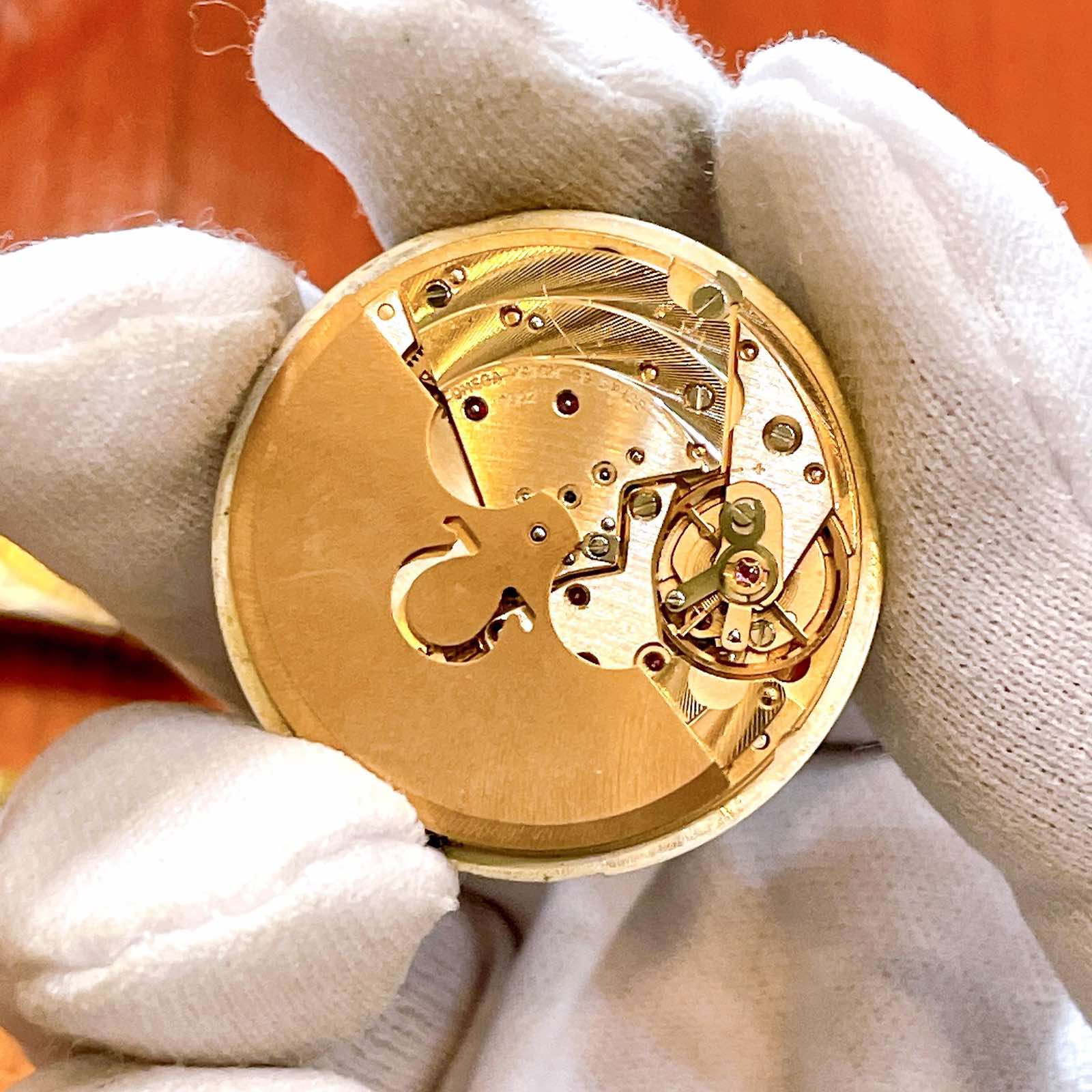 Đồng hồ Omega Automatic De Ville lacke vàng 40 micro chính hãng Thụy Sĩ 