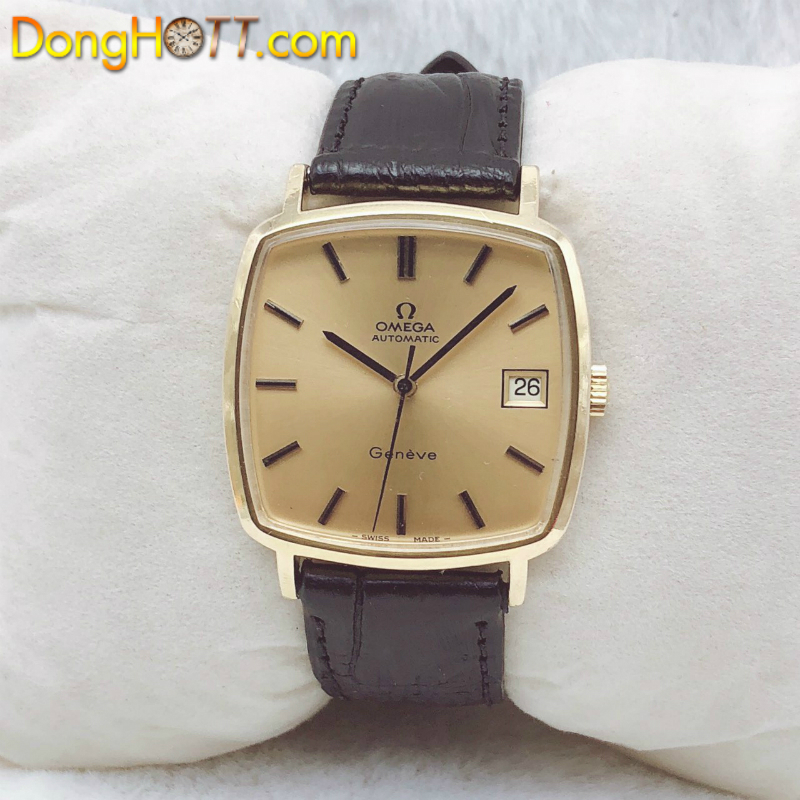 Đồng hồ cổ Omega Automatic GENEVE lacke vàng 18k chính hãng Thuỵ Sĩ