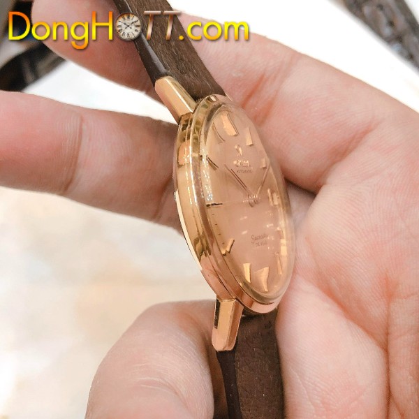 Đồng hồ cổ Omega seamaster De Ville Automatic vàng đúc 18k full chính hãng Thuỵ Sĩ