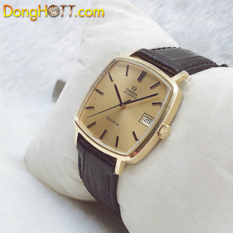 Đồng hồ cổ Omega Automatic GENEVE lacke vàng 18k chính hãng Thuỵ Sĩ