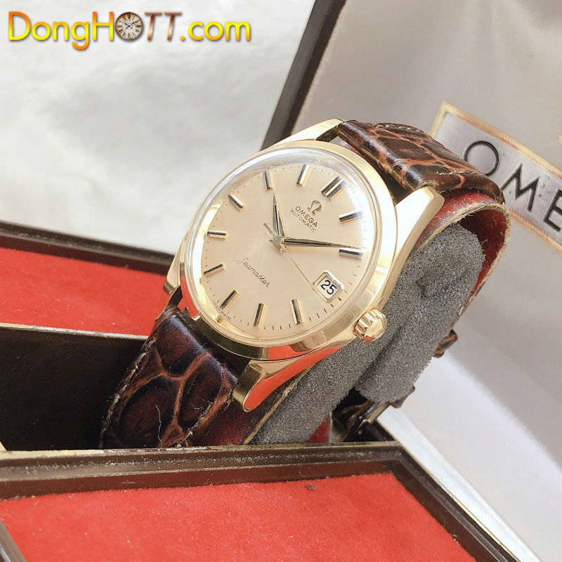 Đồng hồ cổ Omega Automatic Seamaster vàng đúc 18k Full box chính hãng Thuỵ Sĩ