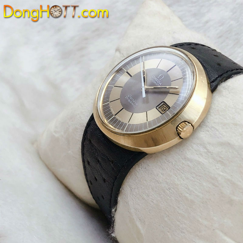 Đồng hồ cổ Omega GENEVE DYNAMIC automatic cẫn vàng 14k chính hãng Thuỵ Sỹ