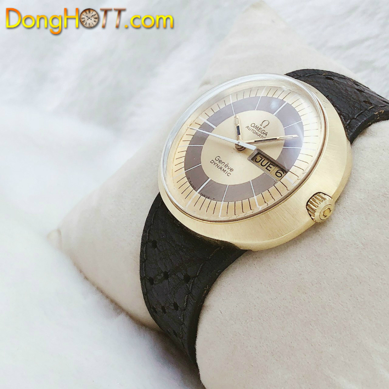Đồng hồ cổ Omega Đĩa Bay Automatic Geneve Dynamic chính hãng Thuỵ Sỹ