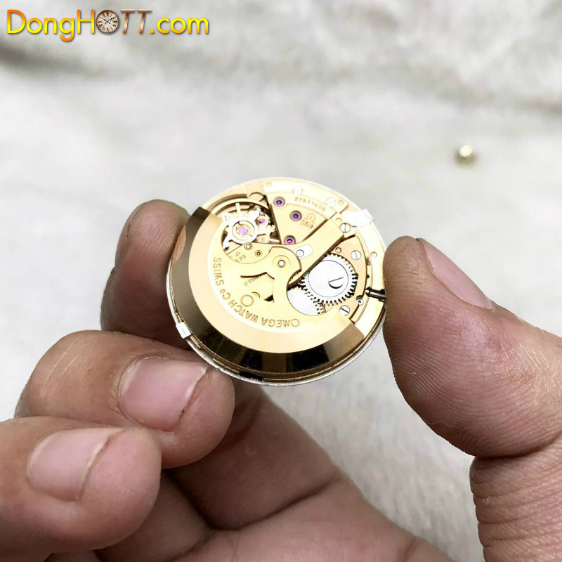 Đồng hồ cổ Omega Seamaster Deville Automatic vàng đúc 14k nguyên khối chính hãng Thuỵ Sĩ 
