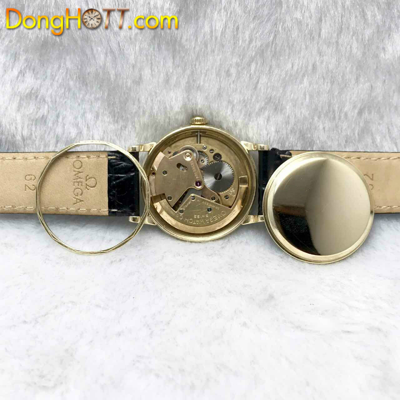 Đồng hồ cổ Omega vàng đúc 14k nguyên khối automatic chính hãng Thuỵ Sĩ