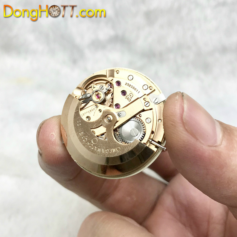 Đồng hồ cổ Omega Automatic Seamaster Deville bọc vàng toàn thân 14k chính hãng Thuỵ Sĩ 