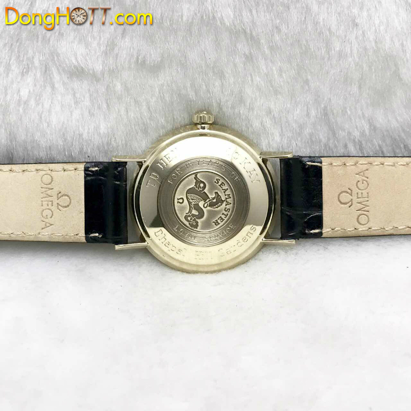 Đồng hồ cổ Omega Seamaster Deville Automatic vàng đúc 14k nguyên khối chính hãng Thuỵ Sĩ 