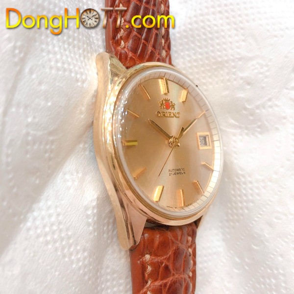 Đồng hồ cổ Orient automatic vintage lacke vàng chính hãng nhật bản