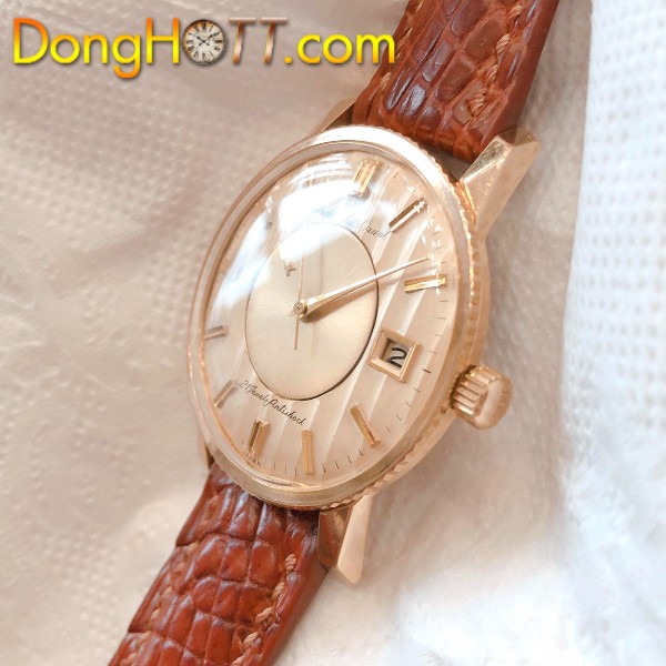 Đồng hồ cổ Orient automatic kim đĩa bọc vàng chính hãng nhật bản