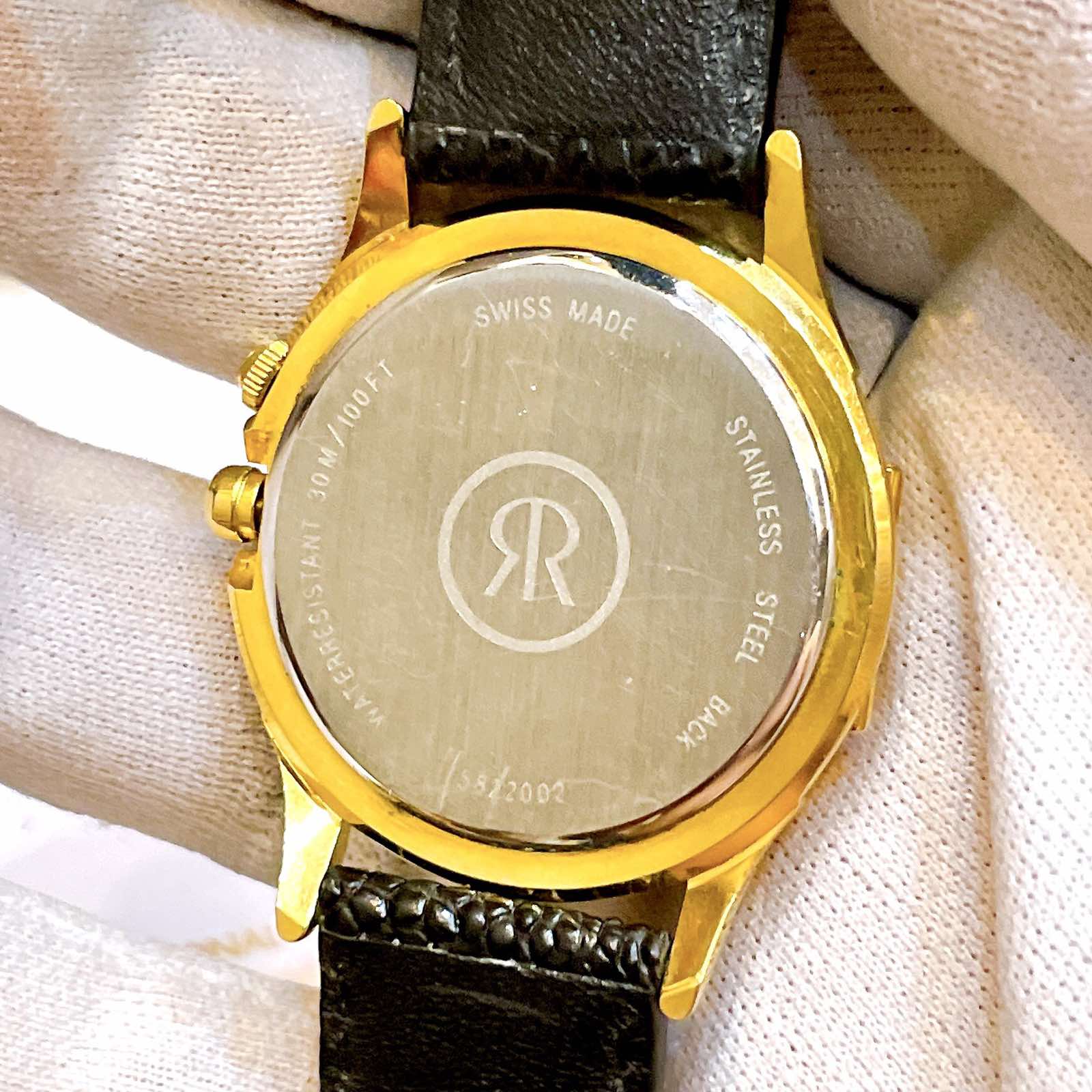 Đồng hồ REVUE THOMMEN dual time Quartz chính hãng Thụy Sĩ