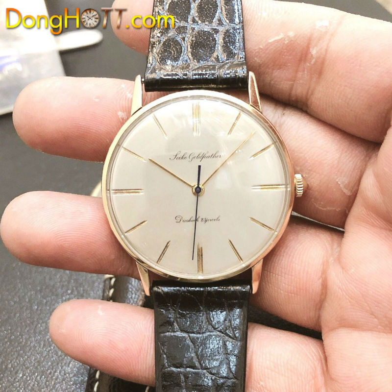 ng h c SEIKO Goldfeather l n d y b c v ng 14k Goldfilled ch nh