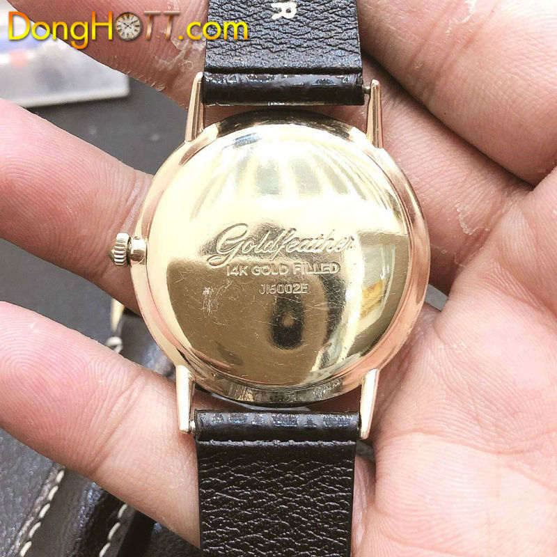 Đồng hồ cổ SEIKO Goldfeather lên dây bọc vàng 14k Goldfilled chính hãng nhật bản