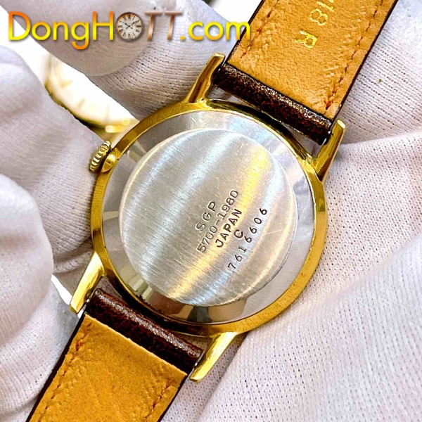 Đồng hồ cổ Seiko Crown kim đĩa lên dây chính hãng nhật bản 