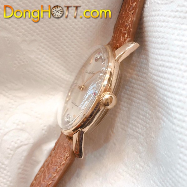 Đồng hồ cổ Seiko lordmavel lên dây lộ cơ bọc vàng 14k goldfilled chính hãng nhật bản