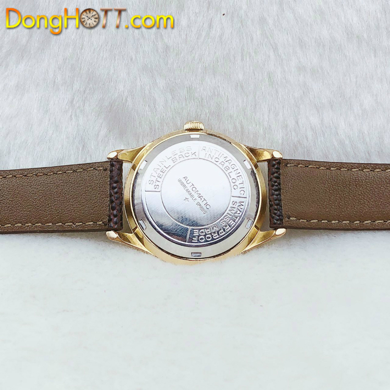 Đồng hồ cổ TELIX automatic 30jewels super DELUXE lacke vàng 18k chính hãng Thuỵ Sỹ