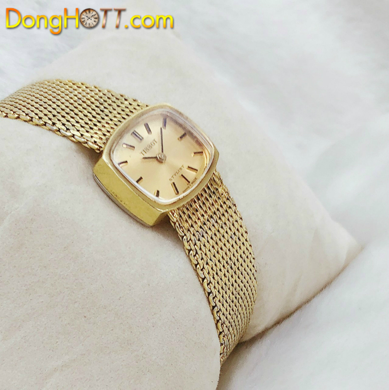 Đồng hồ cổ Tissot lên dây Nữ lacke vàng 18k chính hãng Thuỵ Sĩ