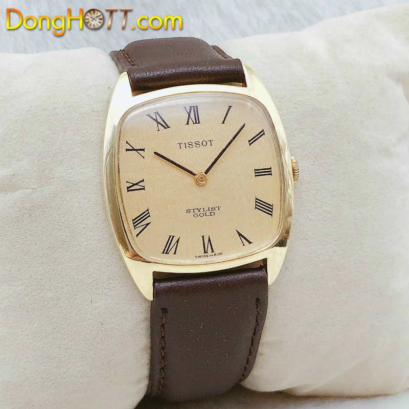 Đồng hồ cổ Tissot lên dây vàng đúc 14k nguyên khối chính hãng Thuỵ Sỹ 