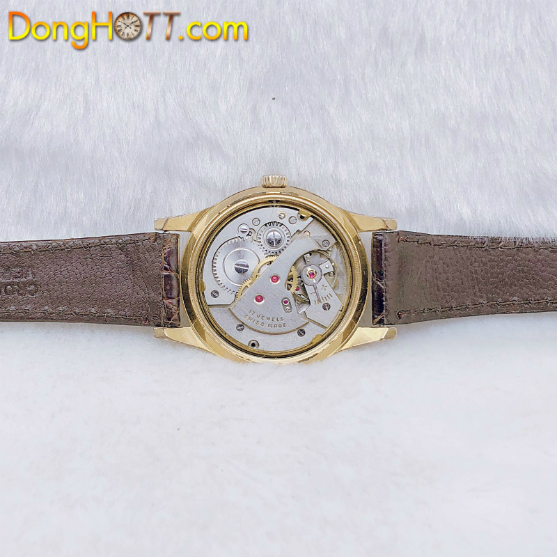 Đồng hồ cổ VARBAR lên dây lacke vàng hồng 18k chính hãng Thuỵ sỹ