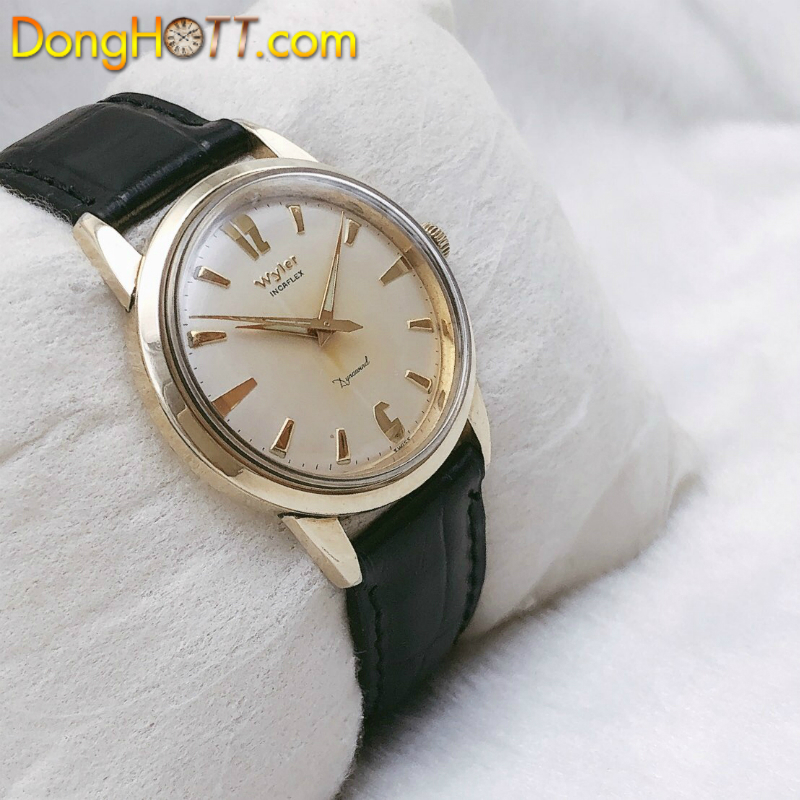 Đồng hồ cổ Wyler Automatic bọc vàng 10k GoldFilled chính hãng Thuỵ Sỹ 
