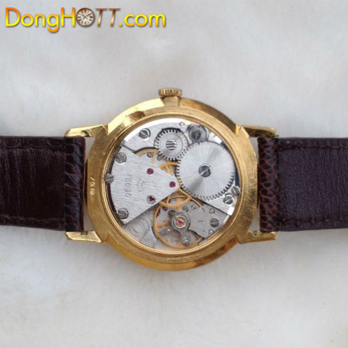 Đồng hồ Liên Xô cổ vỏ lắc kê vàng 18k máy lên dây chính hãng sản xuất 1962 size lớn đẹp lung linh.