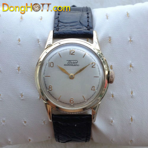 Đồng hồ cổ Tissot Automatic chính hãng Thụy Sĩ sản xuất 1960 vỏ bọc vàng 10K, đấy SS, đồng hồ đẹp và còn rất mới.