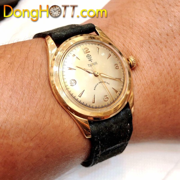 Đồng hồ Tudor - Rolex vàng đúc 18k lên dây chính hãng Thụy Sĩ 
