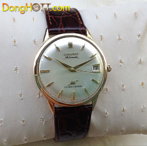 Đồng hồ cổ Longines sấm sét Automatic chính hãng Thụy Sĩ sản xuất 1956, một lịch rất đẹp và rất mới.