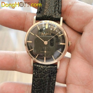 Đồng hồ cổ Bulova Bao Công Lên dây siêu mỏng bọc vàng 10k RGP chính hãng thuỵ sỹ