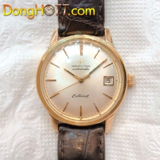 Đồng hồ cổ Hamilton Estoril Automatic bọc vàng chính hãng thuỵ sỹ