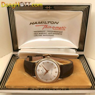 Đồng hồ cổ HAMILTON thin-0-matic vàng đúc 10k full fullbox chính hãng thuỵ sỹ