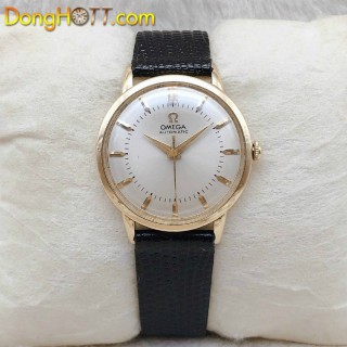 Đồng hồ cổ Omega Automatic 14k goldfilled máy lộc cộc rất xâu tuổi chính hãng Thuỵ Sỹ