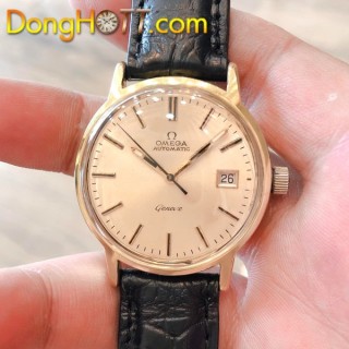 Đồng hồ cổ Omega Geneve Automatic lacke vàng 18k 20 micro chính hãng Thuỵ Sĩ