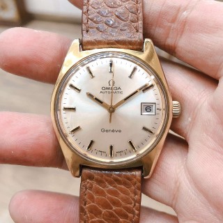 Đồng hồ cổ Omega GENEVE automatic lacke vàng 18k chính hãng Thuỵ Sĩ