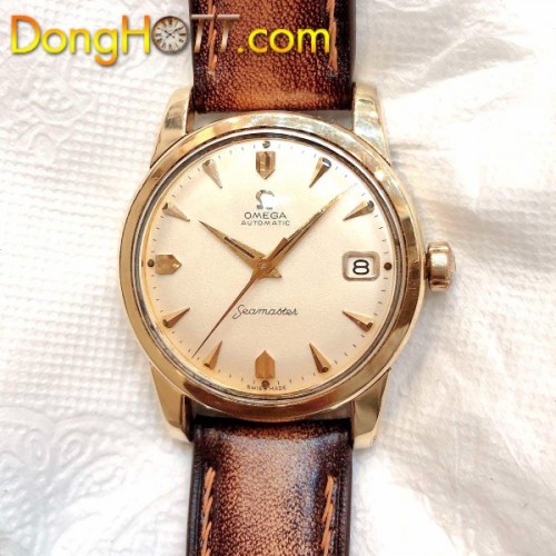 Đồng hồ cổ Omega seamaste automatic bọc vàng chính hãng Thụy Sĩ
