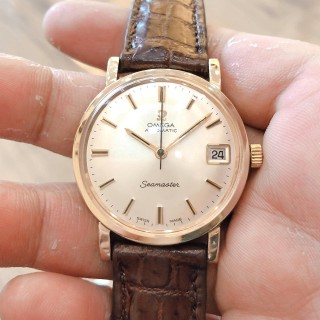 Đồng hồ cổ Omega seamaster automatic 10k goldfilled chính hãng Thụy Sĩ