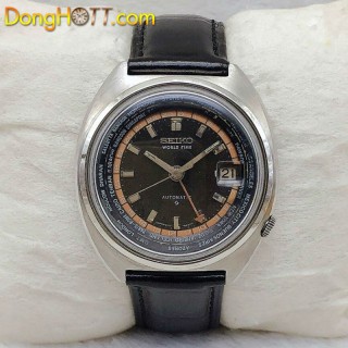 Đồng hồ cổ SEIKO Automatic GMT WORLD TIME 4 kim chính hãng Nhật